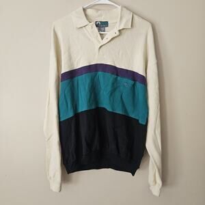 Vintage Timber Trail Long Sleeve Color Block Size Medium NWT